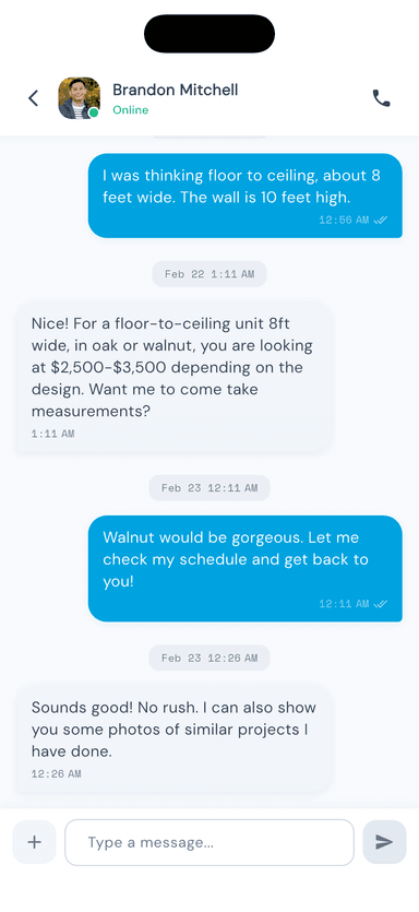 Book & Chat Instantly